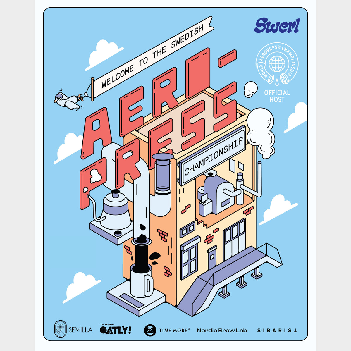 Swedish Aeropress Championship Poster