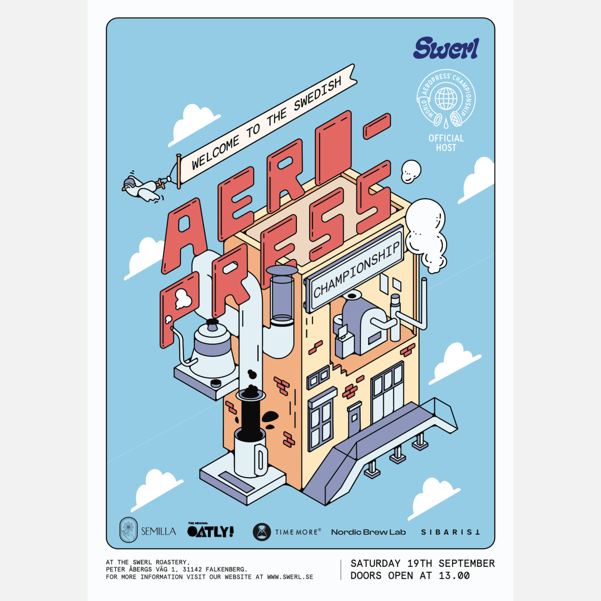 Swedish Aeropress Championship Poster